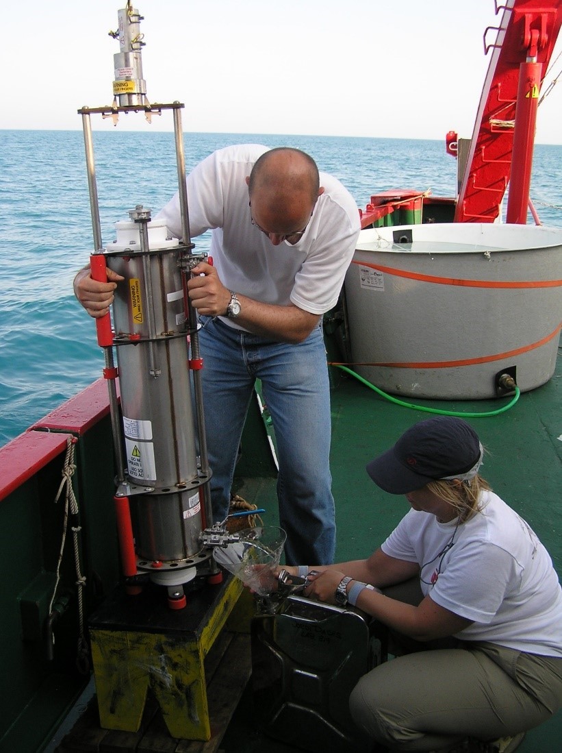 Staff working on board of TARRACONA vessel