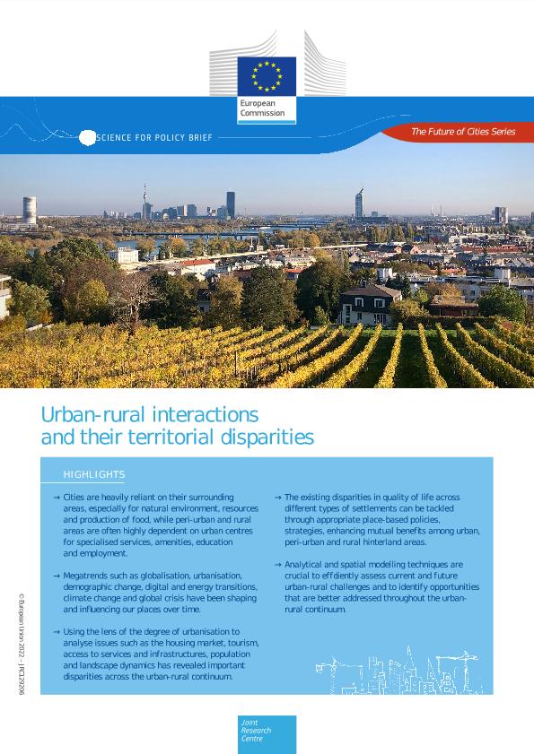Urban-rural interactions and their territorial disparities