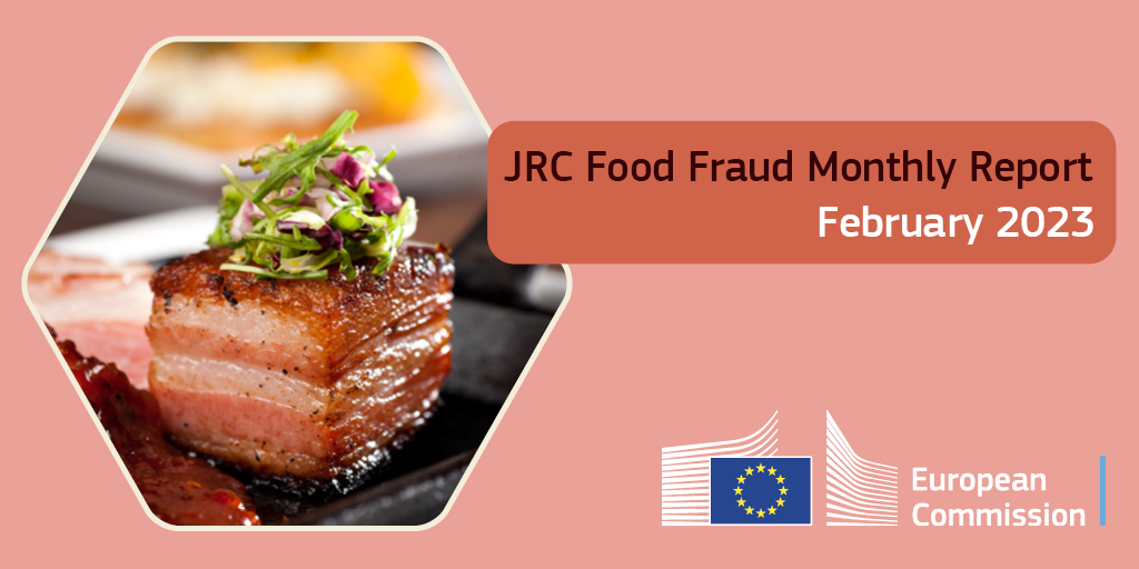 Banner JRC Food Fraud Monthly Report February 2023