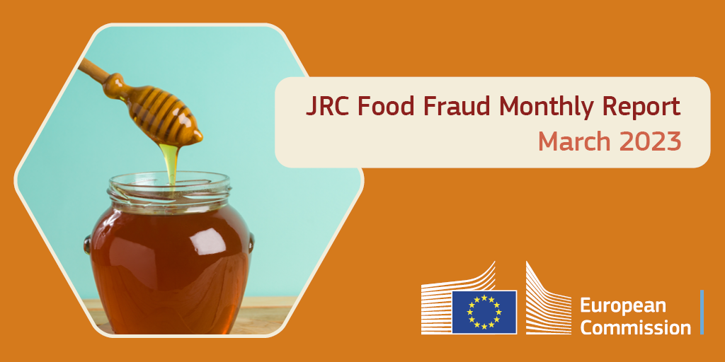 Banner JRC Food Fraud Monthly Report March 2023
