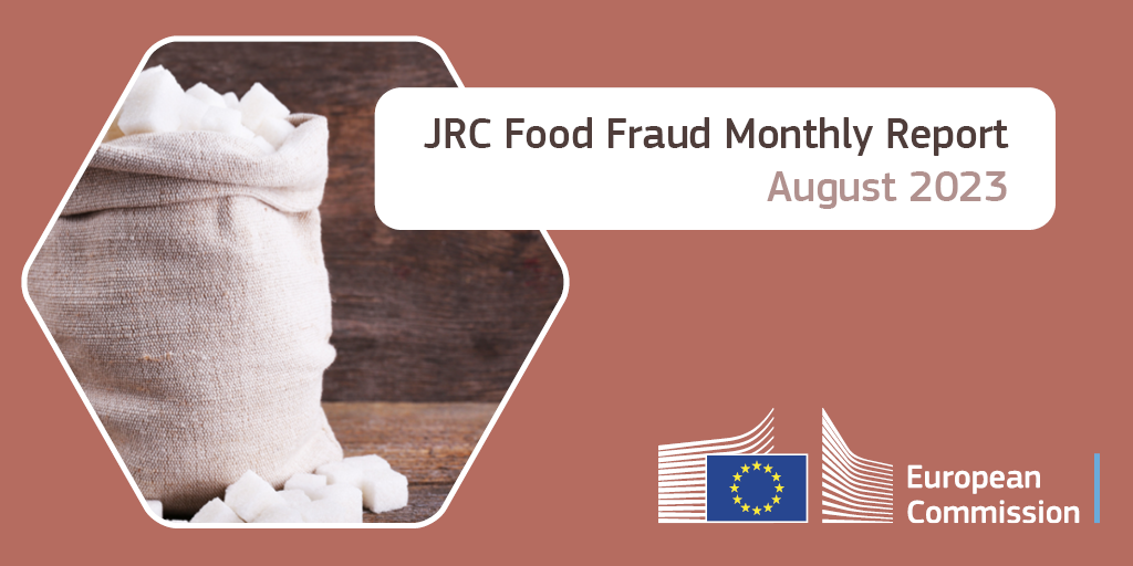 Banner JRC Food Fraud Monthly Report August 2023