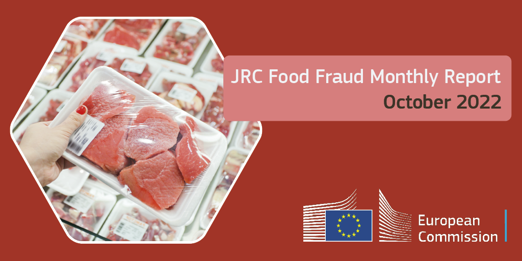 Banner JRC Food Fraud Monthly Report October 2022
