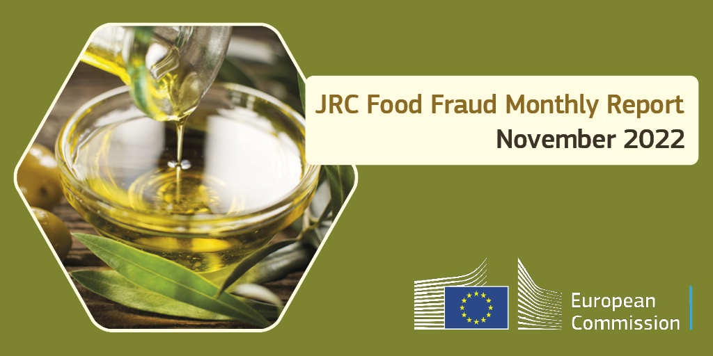Banner JRC Food Fraud Monthly Report November 2022