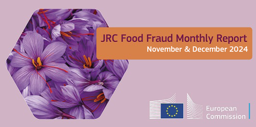 Banner JRC Food Fraud Monthly Report November & December 2024