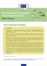 Brief on algae biomass production