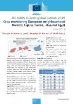 JRC MARS Bulletin global outlook 2019: Crop monitoring European neighbourhood: Morocco, Algeria, Tunisia, Libya and Egypt: June 2019 - Drought in Morocco; good campaign in the rest of North Africa