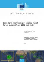 Long-term monitoring of tropical moist forest extent (from 1990 to 2019)
