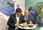 At a ceremony at COP28 in Dubai, United Arab Emirates at 11:00 (CET) on 4 December, ECMWF Director of Copernicus Services Jean-Noël Thépaut (left) and CNES Chief Operating Officer Lionel Suchet (right) inked a Memorandum of Understanding that will see increased integration of C3S and CAMS data in SCO projects.
