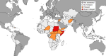 Low cereal yields expected in parts of East Africa, Central and South Asia and Central America