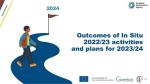 In Situ activities and plans 2023/24