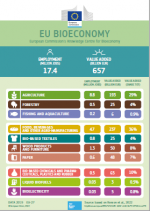 Bioeconomy employment and value added: 2019 data - Infographic