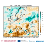 Extreme heat, widespread drought typify European climate in 2022