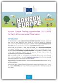Horizon Europe funding opportunities 2021-2022 for Earth & environmental observation