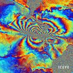 Iceland's spectacular volcano tracked from space