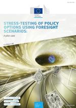 Stress-testing of policy options using foresight scenarios: a pilot case