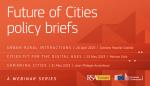 Three webinars on the future of cities