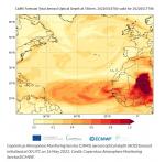 Copernicus: CAMS monitors reoccurring Saharan dust transport across the Atlantic during an extraordinary year of the dust cycle