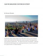 Culture counts: An empirical approach to measure the cultural and creative vitality of European cities