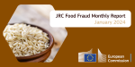 Banner JRC Food Fraud Monthly Report January 2024