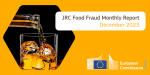 Banner JRC Food Fraud Monthly Report December 2023