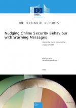 Nudging Online Security Behaviour with Warning Messages: Results from an online experiment