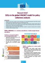 SDGs in the global MAGNET model for policy coherence analysis