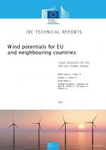 Wind potentials for EU and neighbouring countries: Input datasets for the JRC-EU-TIMES Model
