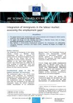 Integration of immigrants in the labour market: addressing the employment gaps