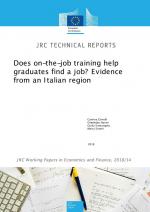 Does on-the-job training help graduates find a job? Evidence from an Italian region