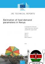 Estimation of food demand parameters in Kenya