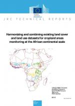Harmonizing and combining existing land cover and land use datasets for cropland area monitoring at the African continental scale