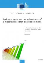 Technical note on the robustness of a modified research excellence index. A Feasibility Study