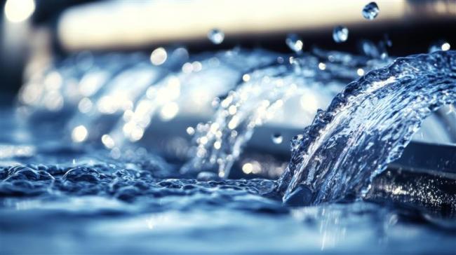 Clean water in a wastewater treatment plant Clean water in a wastewater treatment plant
