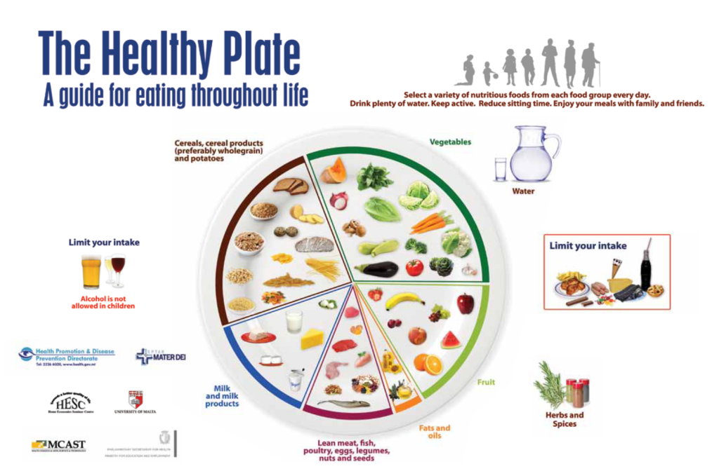 ​ Food-Based Dietary Guidelines Malta updated [Click and drag to move] ​
