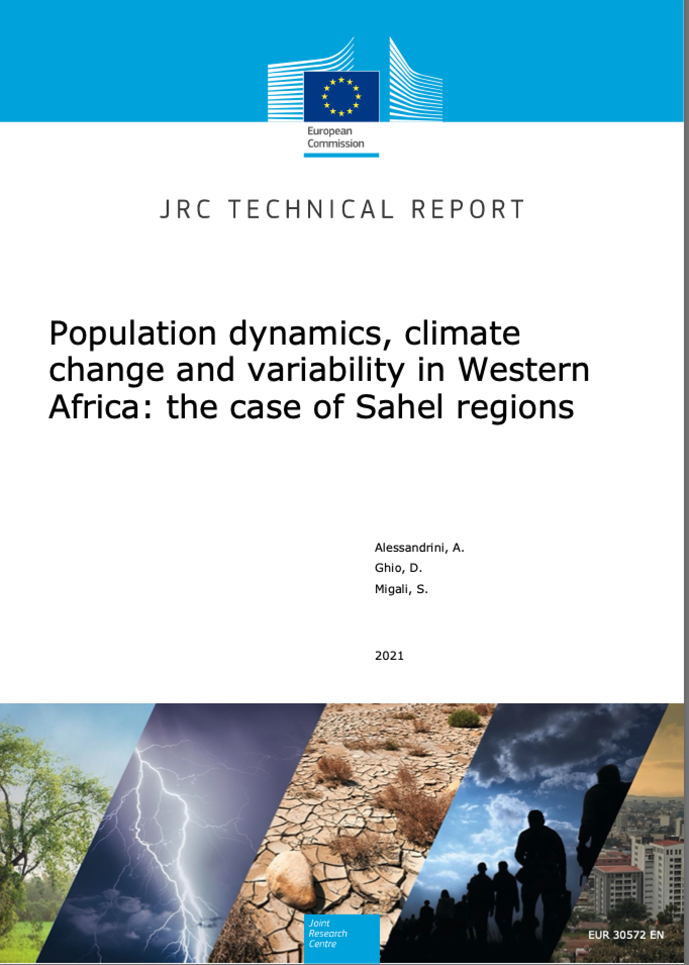 Population dynamics, climate change and variability in Western Africa: the case of Sahel regions