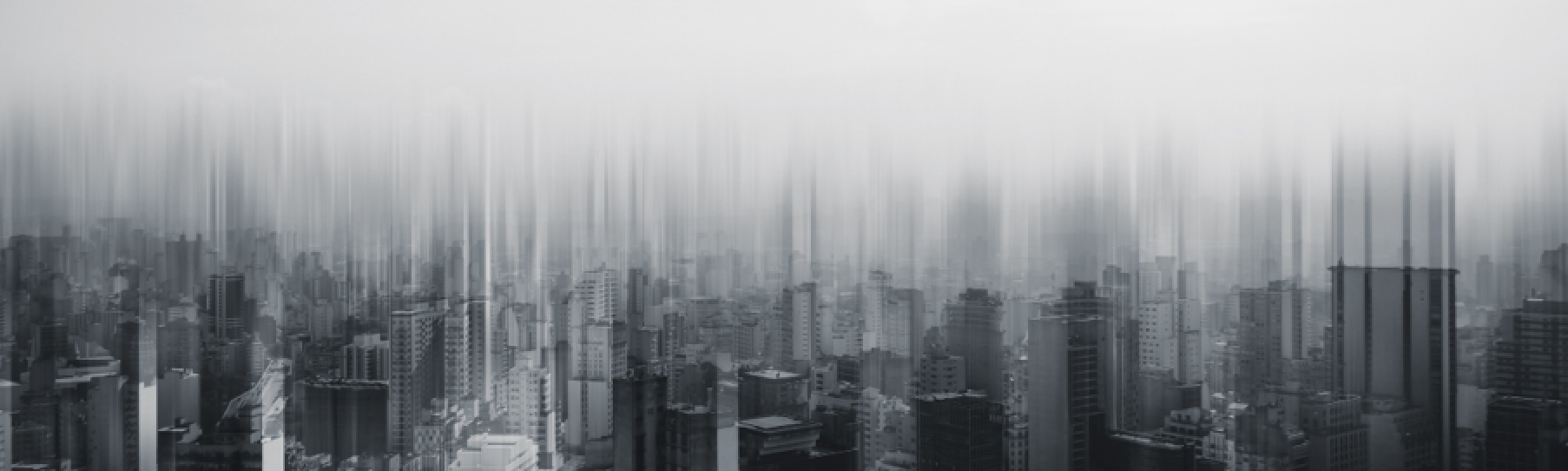 blurred city skyline