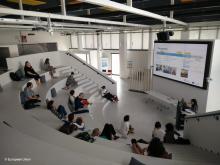 This is a photo from the project meeting of BiodiverCities, held in Ispra on June 8, 2022 at the Collaborative Space